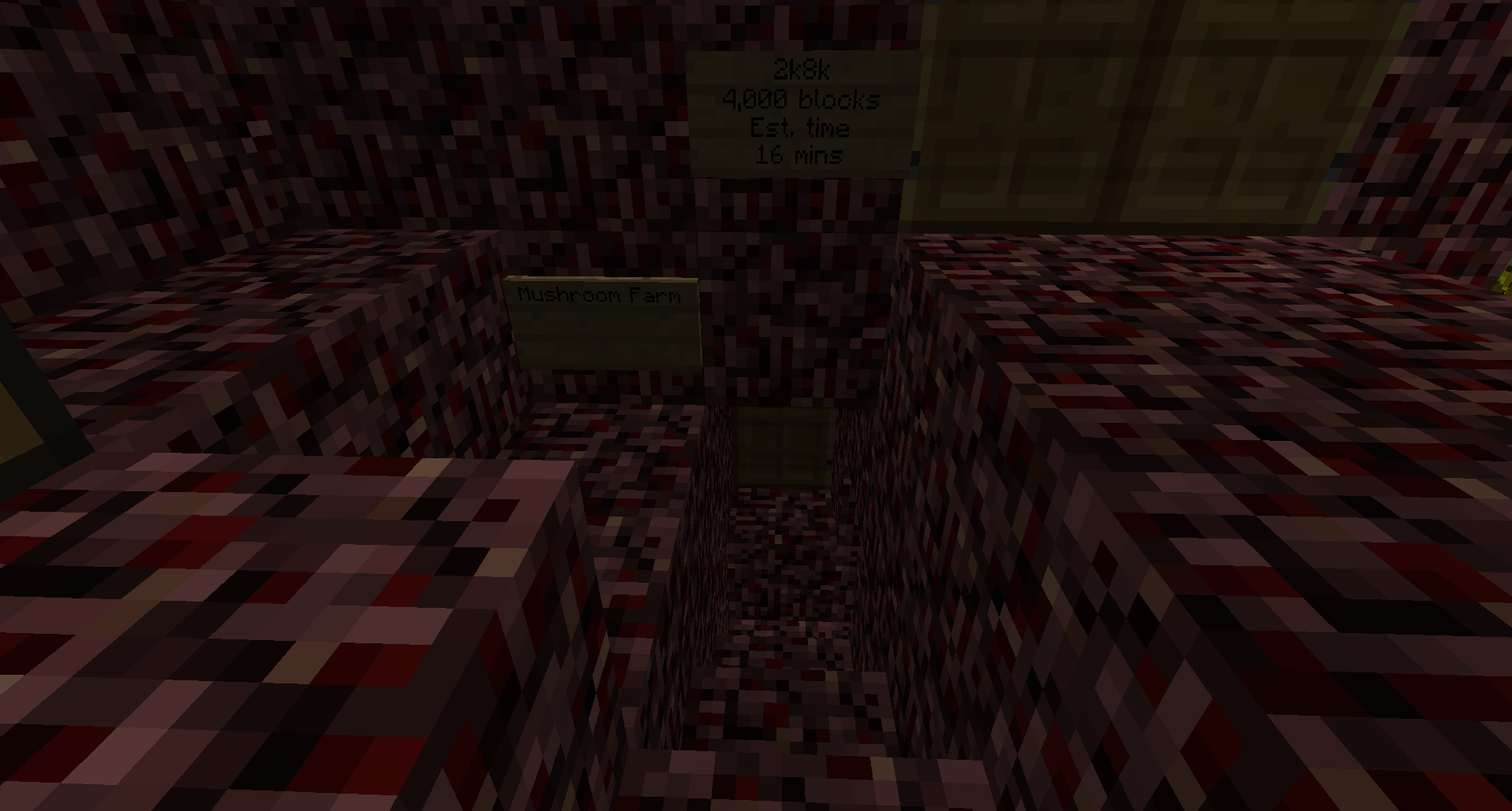 Staircase to mushroom and tree farm